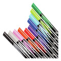 Pens | BIC FPINFAP10-AST Intensity Extra-Fine 0.4 mm. Stick Porous Point Pen - Assorted Ink/Barrel Colors (10/Pack) image number 4