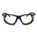Safety & First Aid | 3M S1101SGAF-KT Solus 1000 Series Safety Glasses - Black/Blue Plastic Frame, Clear Polycarbonate Lens image number 0