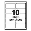 Labels | PRES-a-ply 30609 2 in. x 4 in. Laser Printer Labels - White (10/Sheet, 250 Sheets/Box) image number 2