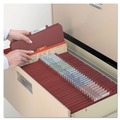 File Folders | Smead 13775 2/5-Cut Tab Pressboard Classification Folders with 4 SafeSHIELD Fasteners - Letter Size/Red (10/Box) image number 6