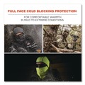 Safety & First Aid | Ergodyne 16823 N-Ferno 6823 One Size Fits Most Fleece Hinged Balaclava Face Mask - Black image number 2