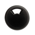 Office Cable Management | Cord Away 00202 2.38 in. Diameter Adjustable Grommet - Black image number 0