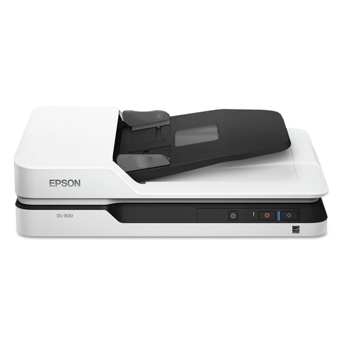 Office & Office Supplies | Epson B11B239201 WorkForce DS-1630 1200 dpi Optical Resolution Flatbed Color Document Scanner - 50-Sheet Duplex Auto Document Feeder image number 0