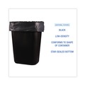 Trash & Waste Bins | Boardwalk W4832YKKR01 24 in. x 32 in. 16 gal. 1 mil Perforated Roll Low-Density Waste Can Liners - Black (150/Carton) image number 5