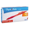 Pens | Paper Mate 89467 Bold 1.4 mm Profile Retractable Ballpoint Pen - Red Ink, Translucent Red Barrel (1-Dozen) image number 0