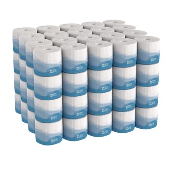 TOILET PAPER | Georgia Pacific Professional 18280/01 Pacific Blue Select 2-Ply Bathroom Tissue - White (550 Sheets/Roll, 80 Rolls/Carton)