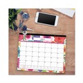 Bulletin Boards | Blue Sky 100157 22 in. x 17 in. 12-Month (Jul 2025-Jun 2026) Mahalo Academic Desk Pad - Black Binding/Clear Corners image number 2