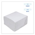 Paper Towels and Napkins | Boardwalk BWK8307 17 in. x 17 in. 1-Ply Dinner Napkin - White (3000/Carton) image number 6