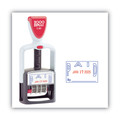 Stamps & Stamp Supplies | COSCO 2000PLUS 011033 1.75 x 1 Model S 360 Self-Inking Two-Color ''Paid'' Message Dater - Blue/Red image number 1
