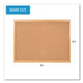 Bulletin Boards | MasterVision MC070014231 Value Cork 24 in. x 36 in. Bulletin Board - Brown Surface/Oak Frame image number 6