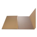 Office Chair Mats | Alera CM1J442FALEPL 46 x 60 Occasional Use Studded Chair Mat for Flat Pile Carpet - Clear image number 3