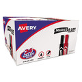Permanent Markers | Avery 98187 Broad Chisel Tip Regular Desk-Style MARKS A LOT Permanent Marker Value Pack - Assorted Colors (24/Pack) image number 1