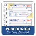 Just Launched | Adams SC1152 4.75 x 2.75 Two-Part Carbonless Money/Rent Receipt Book, 200 Forms Total image number 3