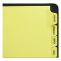 Just Launched | Avery 11307 11 in. x 8.5 in. 12-Tab Preprinted Laminated Jan. to Dec. Tab Dividers with Gold Reinforced Binding Edge - Buff (1-Set) image number 2