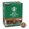 Coffee | Starbucks 12434952 Coffee K-Cups Pack - Pike Place Decaf (24/Box) image number 0