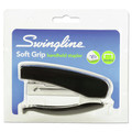 Staplers | Swingline S7009901CM 20-Sheet Capacity Soft Grip Half Strip Hand Stapler - Black image number 3