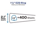 Binders | Avery 79585 3 One Touch EZD Rings 1.5 in. Capacity 11 in. x 8.5 in. Heavy-Duty Non-View Binder with DuraHinge - Red image number 1