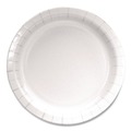 Bowls and Plates | Boardwalk CP9B1008125A 9 in. Diameter Paper Dinnerware Plate - White (1000/Carton) image number 1
