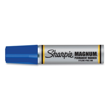 PERMANENT MARKERS | Sharpie 44003 Broad Chisel Tip Magnum Permanent Marker - Blue