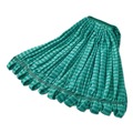 Mops | Rubbermaid Commercial FGT81306GR00 1 in. Headband Microfiber Tube Wet Mop - Green image number 0