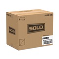 Food Trays, Containers, and Lids | SOLO CH16A-4000 3.9 in. Diameter x 0.9 in. h Vented Paper Lids for Food Containers, For 16 oz Containers - White (25/Bag, 20 Bags/Carton) image number 2