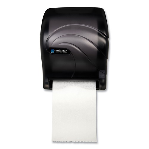 Paper Towel Holders | San Jamar T8090TBK 11.75 in. x 9.13 in. x 14.44 in. Tear-N-Dry Essence Touchless Towel Dispenser - Black Pearl image number 0