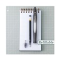 Pens | Pilot 31401 G6 Fine 0.7 mm Retractable Gel Pen - Black Ink/Black Barrel (1-Dozen) image number 3