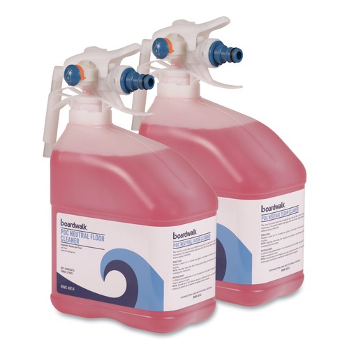Floor Cleaners | Boardwalk 956500-39ESSN 3 L Bottle PDC Neutral Floor Cleaner - Tangy Fruit Scent (2/Carton) image number 0