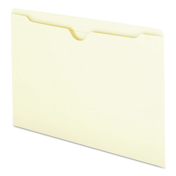 Smead 76500 2-Ply Straight Tab Legal Size File Jackets - Manila (100/Box)