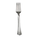  | WNA WNA 610155 Reflections Design Heavyweight Plastic Forks - Silver (600/Carton) image number 0