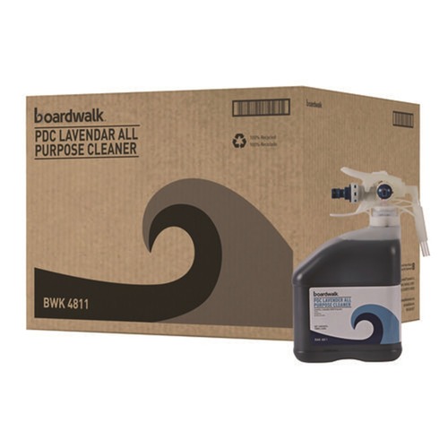 Cleaning & Janitorial Supplies | Boardwalk 951300-39ESSN 3 L Bottle PDC All Purpose Cleaner - Lavender Scent (2/Carton) image number 0