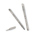 Pens | BIC GSM240BK Round Stic Xtra Life Medium 1.2 mm. Stick Ballpoint Pen Xtra Value Pack - Black Ink/Translucent Frost Barrel (240/Carton) image number 2