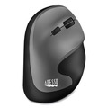 Back to School Sale | Adesso A20 iMouse A20 2.4 GHz Frequency 33 ft. Wireless Range Right Hand Use Antimicrobial Vertical Wireless Mouse - Black/Granite image number 1