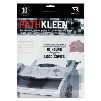 Read Right RR1237 8.5 x 11 PathKleen Sheets (10/Pack)