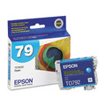 Back to School Sale | Epson T079220 T079220 (79) 810 Page-Yield Claria High-Yield Ink - Cyan image number 0