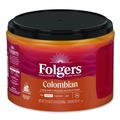 Coffee | Folgers 30445CT 22.6 oz. Canister Coffee - Columbian (6/Carton) image number 1