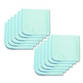 Just Launched | Rubbermaid Commercial FGQ63000BL00 Executive Series Hygen 16 in. x 16 in. Microfiber Glass Cleaning Cloths - Blue (12/Carton) image number 0