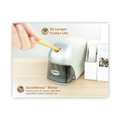 Pencil Sharpeners | Bostitch EPS8HD-GRY QuietSharp 4 in. x 7.5 in. x 5 in. Executive Electric Pencil Sharpener - Gray/Cream image number 1