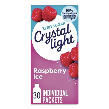 PRODUCTS | Crystal Light GEN00798 0.08 oz. Packets Flavored Drink Mix - Raspberry Ice (30/Box)