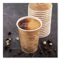  | SOLO 412MSN-0029 12 oz. Printed Mistique Polycoated Hot Paper Cups - Brown (1000/Carton) image number 4