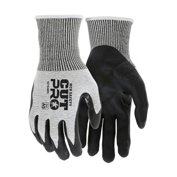MCR Safety 92754BPS Cut Pro Gloves - Small/Black/Gray (1-Dozen)
