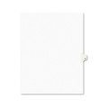 Dividers & Tabs | Avery 01415 Avery-Style 26-Tab 'O' Label 11 in. x 8.5 in. Preprinted Legal Side Tab Divider - White (25-Piece/Pack) image number 0