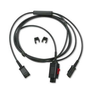Poly 2701903 Y Splitter Adapter for Training Purposes - Black