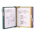 Binders | djois by Tarifold TFIW291 Wall Unit Reference Starter Set, 10 Wire-Reinforced Pockets image number 0