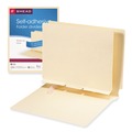 Just Launched | Smead 68021 Self-Adhesive Prepunched Folder Dividers with 1 Fastener - Letter, Manila (100/Box) image number 0