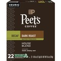 Coffee | Peet's Coffee & Tea 5000363996 K-Cups - House Blend Decaf (22/Box) image number 0