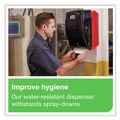 Paper Towel Holders | Tork 651228 12.56 in. x 10.57 in. x 18.09 in. Washstation Dispenser Red/Smoke (1/Carton) image number 5