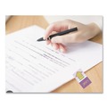 Page Flags | Redi-Tag B72039 Pop-Up Fab Page Flags with Dispenser - Purple/Yellow/Yellow/Teal (100/Pack) image number 3