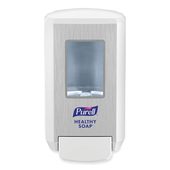 PURELL 5130-01 CS4 4.88 in. x 8.8 in. x 11.38 in. 1,250 mL Push-Style Soap Dispenser - White (1/Carton)