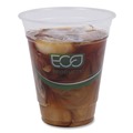  | Eco-Products EP-CC12-GS 12 oz. GreenStripe Renewable and Compostable Cold Cups - Clear (1000/Carton) image number 2